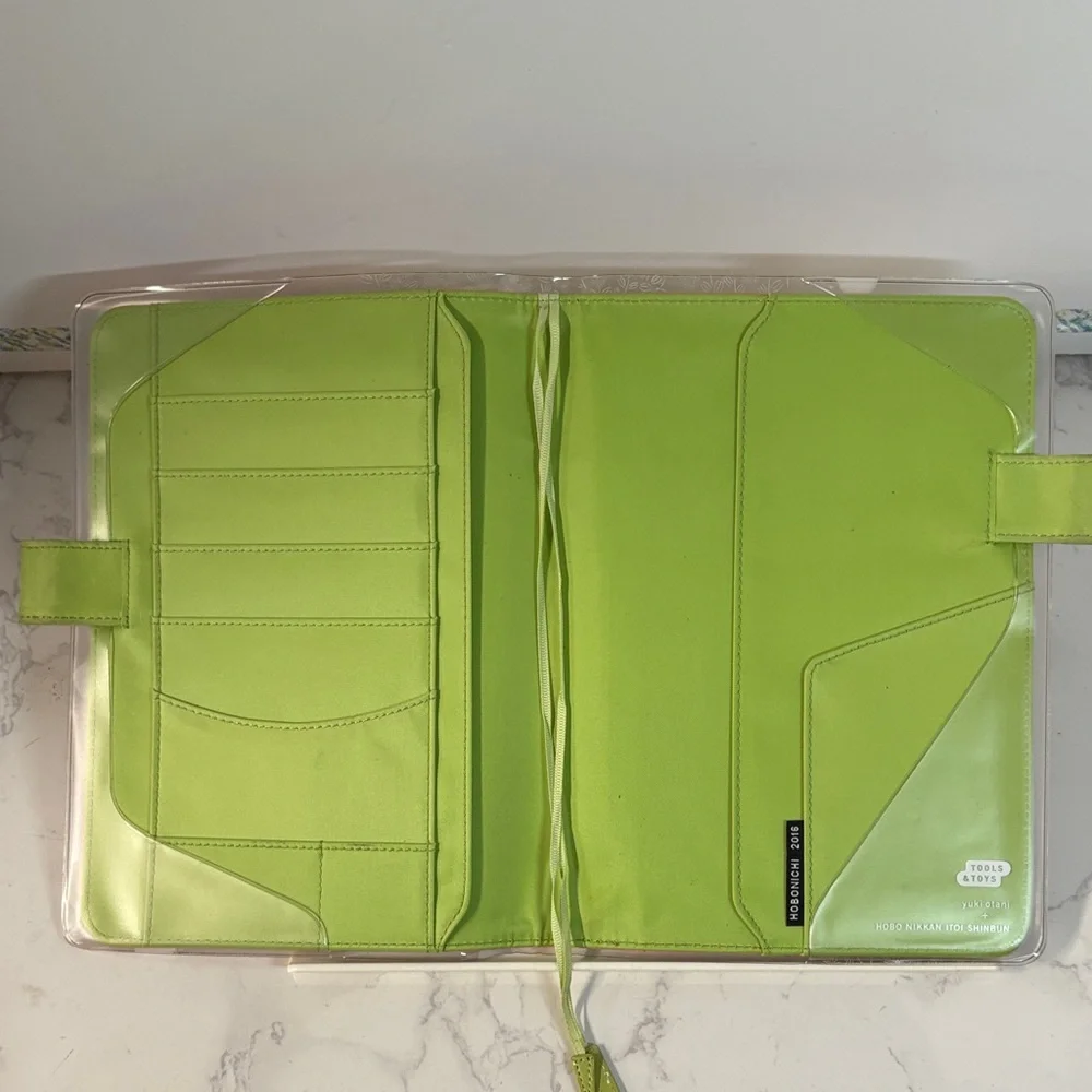 Hobonichi A5 Pink Cover on Cover (Clear plastic design protector), 2 Covers only - Picture 2 of 3